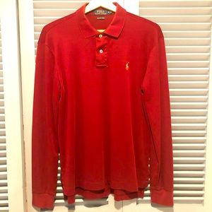 Polo Ralph Lauren Pima Soft Touch shirt, mens, medium, maroon